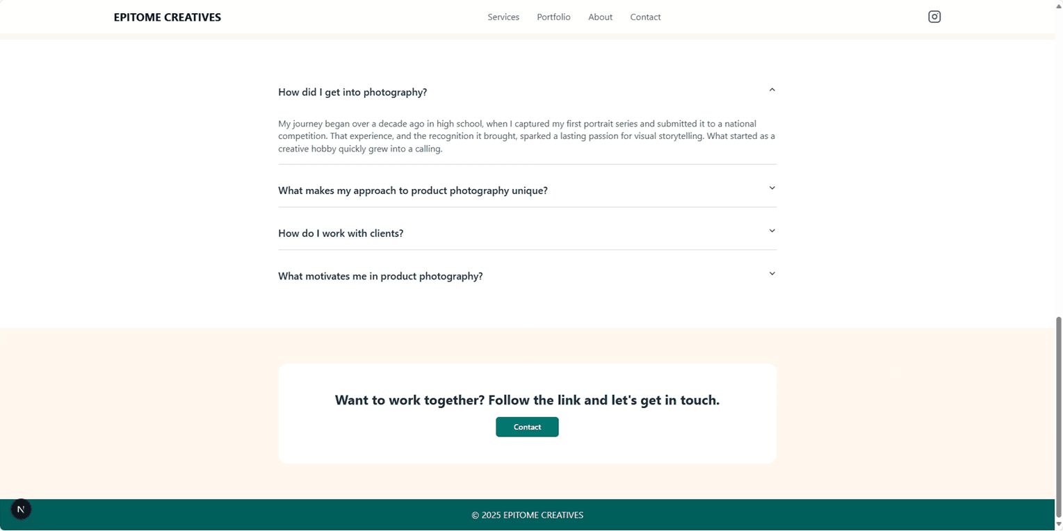 About Page Design 1